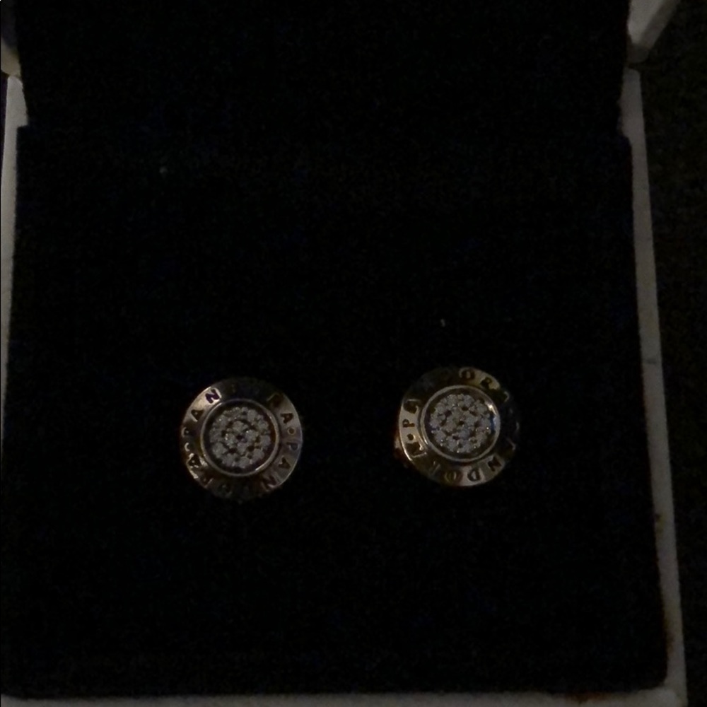 Pandora CZ earrings
